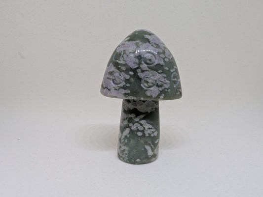 Moss Agate Mushroom