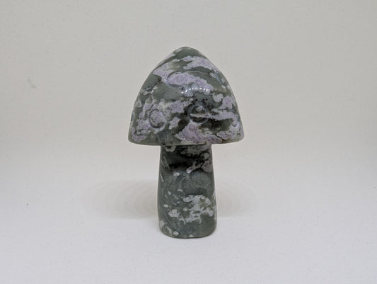 Moss Agate Mushroom